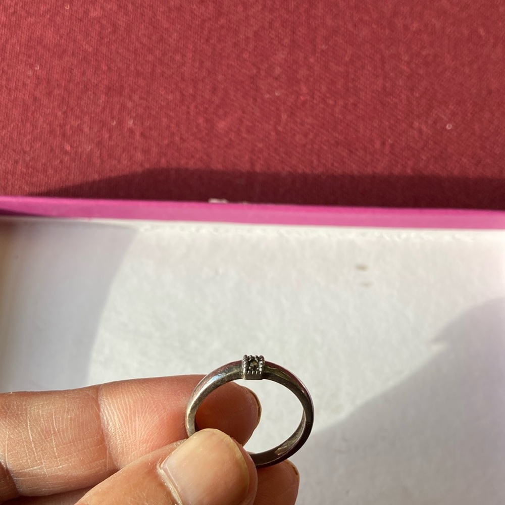 Marcasite Silver Ring - image 1